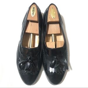 Salvatore Ferragamo ‘Lucas’ Kiltie Loafer Black 12